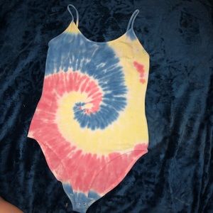 Tie dye Body suit forever 21